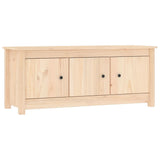 Shoe Cabinet 110x38x45.5 cm Solid Wood Pine - Front View