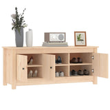 Shoe Cabinet 110x38x45.5 cm Solid Wood Pine - Extra Image