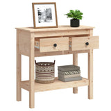 Console Table 75x35x75 cm Solid Wood Pine - 45-Degree Angle