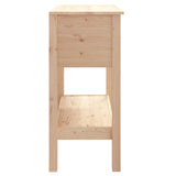 Console Table 75x35x75 cm Solid Wood Pine - Low Angle
