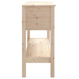 Console Table 100x35x75 cm Solid Wood Pine - Low Angle