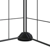 28-Panel Pet Cage with Door Black 35x35 cm Steel - Close-Up Angle