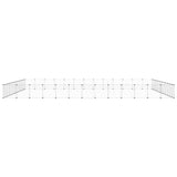 52-Panel Pet Cage with Door Black 35x35 cm Steel