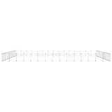 60-Panel Pet Cage with Door Black 35x35 cm Steel