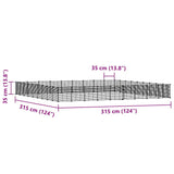 36-Panel Pet Cage with Door Black 35x35 cm Steel - Top-Down View