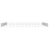 60-Panel Pet Cage with Door Black 35x35 cm Steel