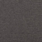 Armchair with Rocking Legs and Stool Dark Grey Fabric