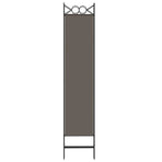 3-Panel Room Divider Anthracite 120x220 cm Fabric