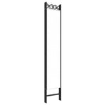 6-Panel Room Divider White 240x220 cm Fabric