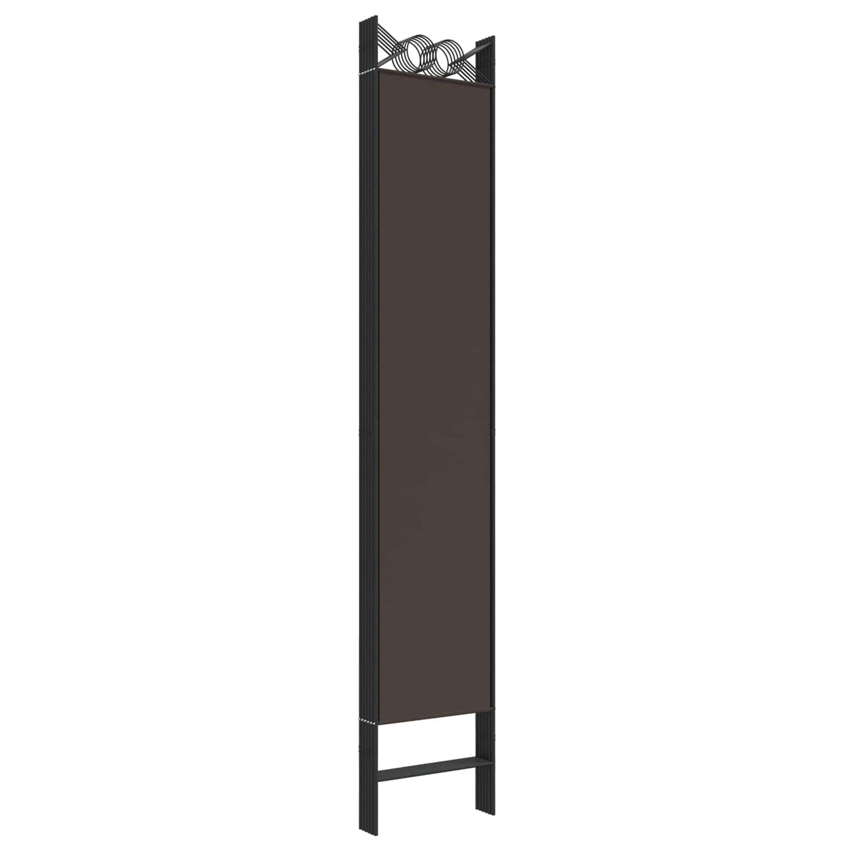 6-Panel Room Divider Brown 240x220 cm Fabric