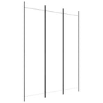 3-Panel Room Divider White 150x200 cm Fabric