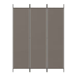 3-Panel Room Divider Anthracite 150x200 cm Fabric