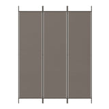 3-Panel Room Divider Anthracite 150x200 cm Fabric - Side View