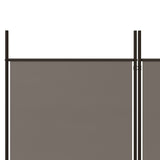 3-Panel Room Divider Anthracite 150x200 cm Fabric - Close-Up Angle