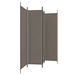 4-Panel Room Divider Anthracite 200x200 cm Fabric