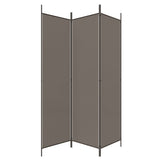 3-Panel Room Divider Anthracite 150x220 cm Fabric