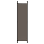 5-Panel Room Divider Anthracite 250x220 cm Fabric