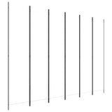 6-Panel Room Divider White 300x220 cm Fabric