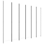 6-Panel Room Divider White 300x220 cm Fabric