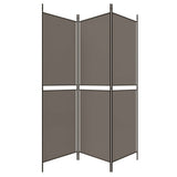 3-Panel Room Divider Anthracite 150x200 cm Fabric