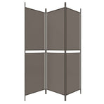 3-Panel Room Divider Anthracite 150x200 cm Fabric