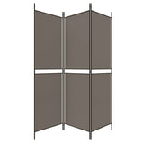 3-Panel Room Divider Anthracite 150x200 cm Fabric - 45-Degree Angle