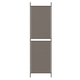 3-Panel Room Divider Anthracite 150x200 cm Fabric - Rear View