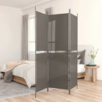 3-Panel Room Divider Anthracite 150x200 cm Fabric