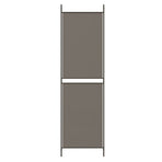 5-Panel Room Divider Anthracite 250x200 cm Fabric