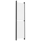 6-Panel Room Divider White 300x200 cm Fabric - Rear View