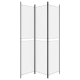 3-Panel Room Divider White 150x220 cm Fabric