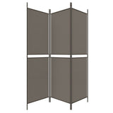 3-Panel Room Divider Anthracite 150x220 cm Fabric
