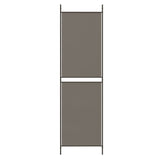 5-Panel Room Divider Anthracite 250x220 cm Fabric - Rear View