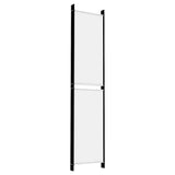 6-Panel Room Divider White 300x220 cm Fabric