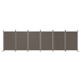 6-Panel Room Divider Anthracite 520x180 cm Fabric