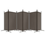 6-Panel Room Divider Anthracite 520x180 cm Fabric