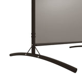 3-Panel Room Divider Anthracite 525x180 cm Fabric - Close-Up Angle