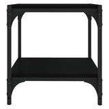 TV Cabinet Black 40x33x41 cm Engineered Wood and Steel