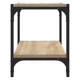 TV Cabinet Sonoma Oak 40x33x41 cm Engineered Wood and Steel