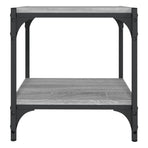 TV Cabinet Grey Sonoma 40x33x41 cm Engineered Wood and Steel