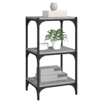 Book Cabinet Grey Sonoma 40x33x70.5cm Engineered Wood and Steel