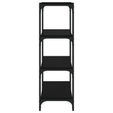 Book Cabinet Black 40x33x100 cm Engineered Wood and Steel