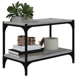 TV Cabinet Grey Sonoma 60x33x41 cm Engineered Wood and Steel - Top-Down View