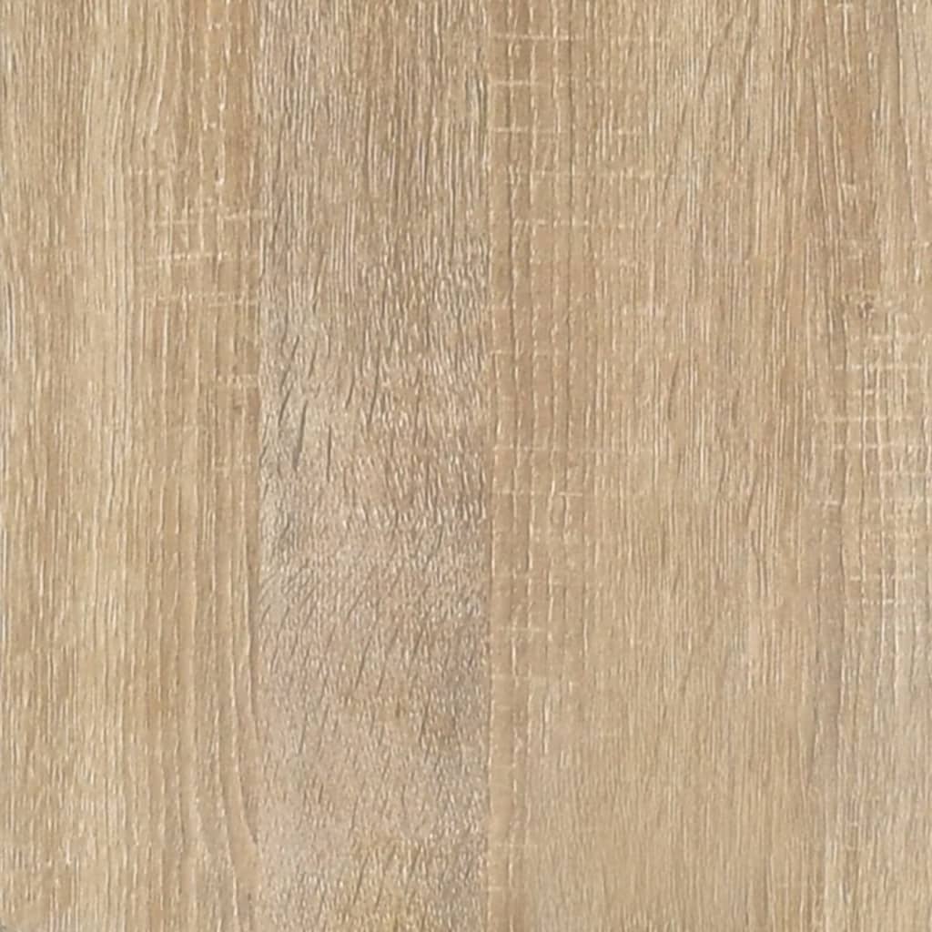 Book Cabinet Sonoma Oak 80x33x100 cm Engineered Wood and Steel