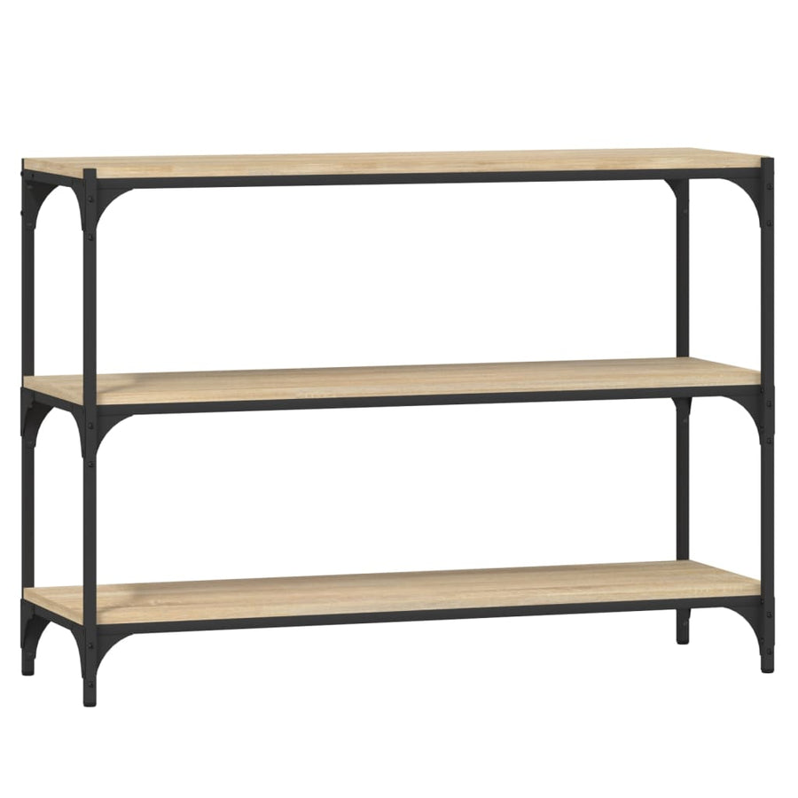 Book Cabinet Sonoma Oak 100x33x70.5cm Engineered Wood and Steel