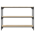 Book Cabinet Sonoma Oak 100x33x70.5cm Engineered Wood and Steel