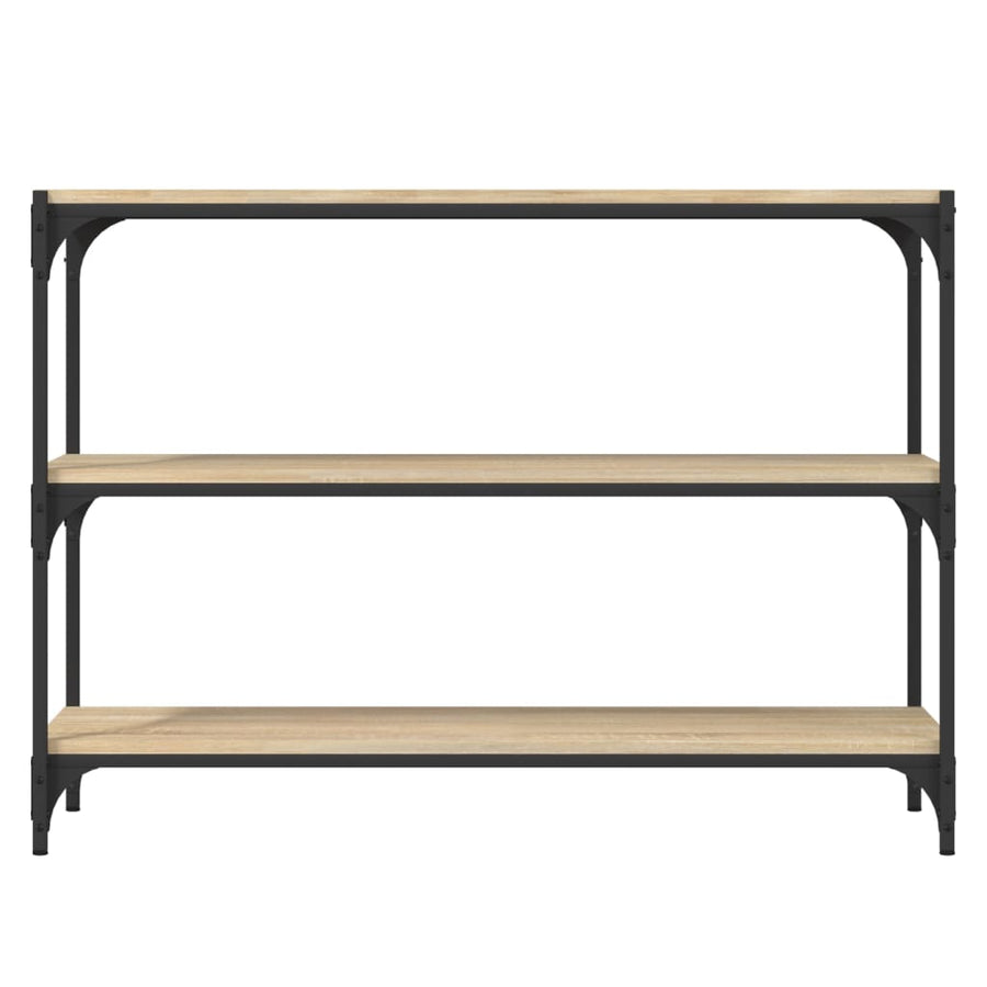Book Cabinet Sonoma Oak 100x33x70.5cm Engineered Wood and Steel
