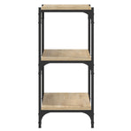 Book Cabinet Sonoma Oak 100x33x70.5cm Engineered Wood and Steel