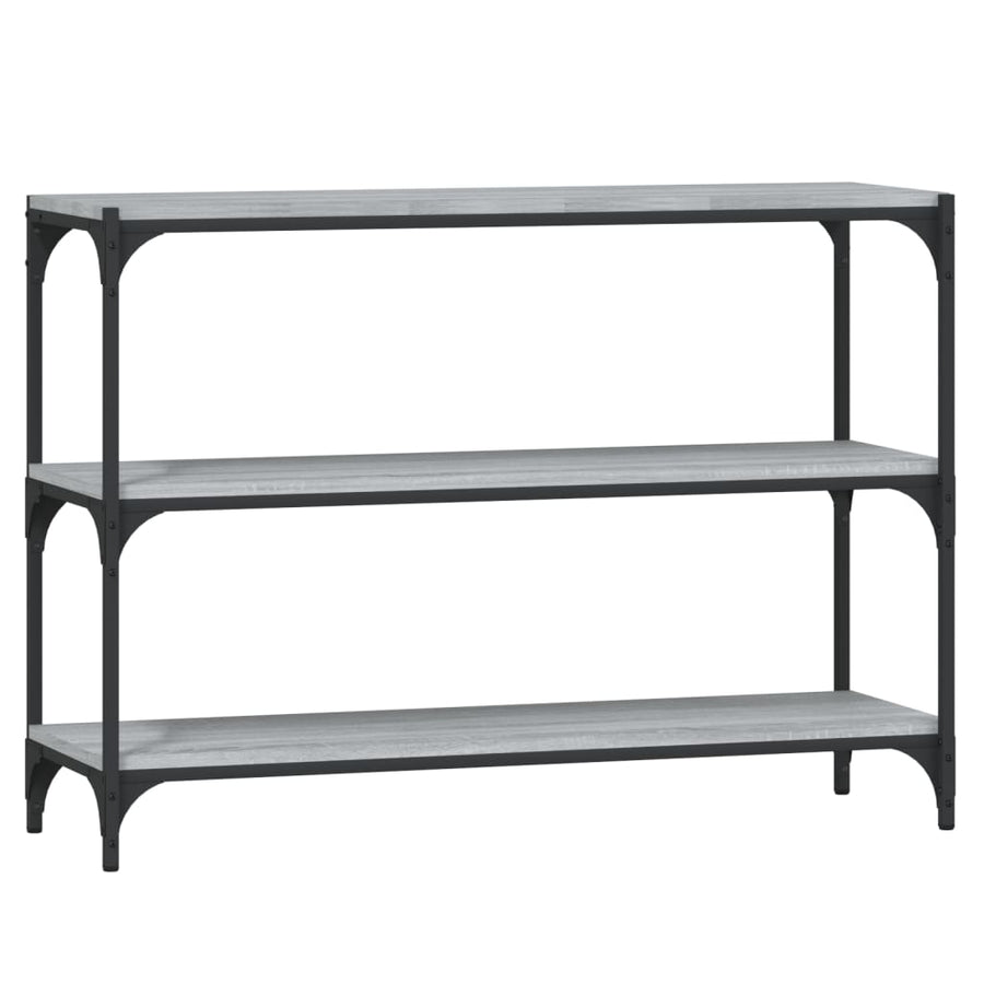 Book Cabinet Grey Sonoma 100x33x70.5cm Engineered Wood&Steel
