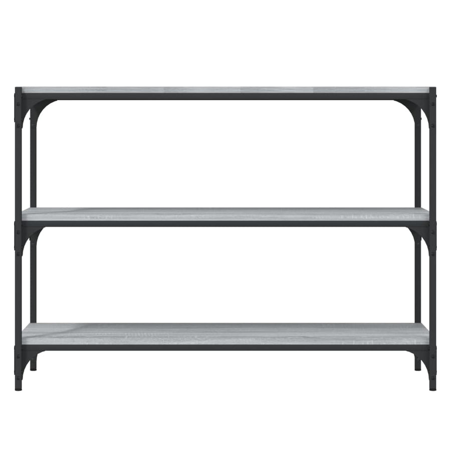 Book Cabinet Grey Sonoma 100x33x70.5cm Engineered Wood&Steel